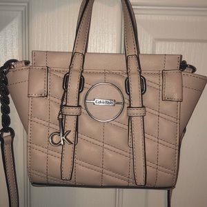 Calvin Klein Blush Lambskin Crossbody